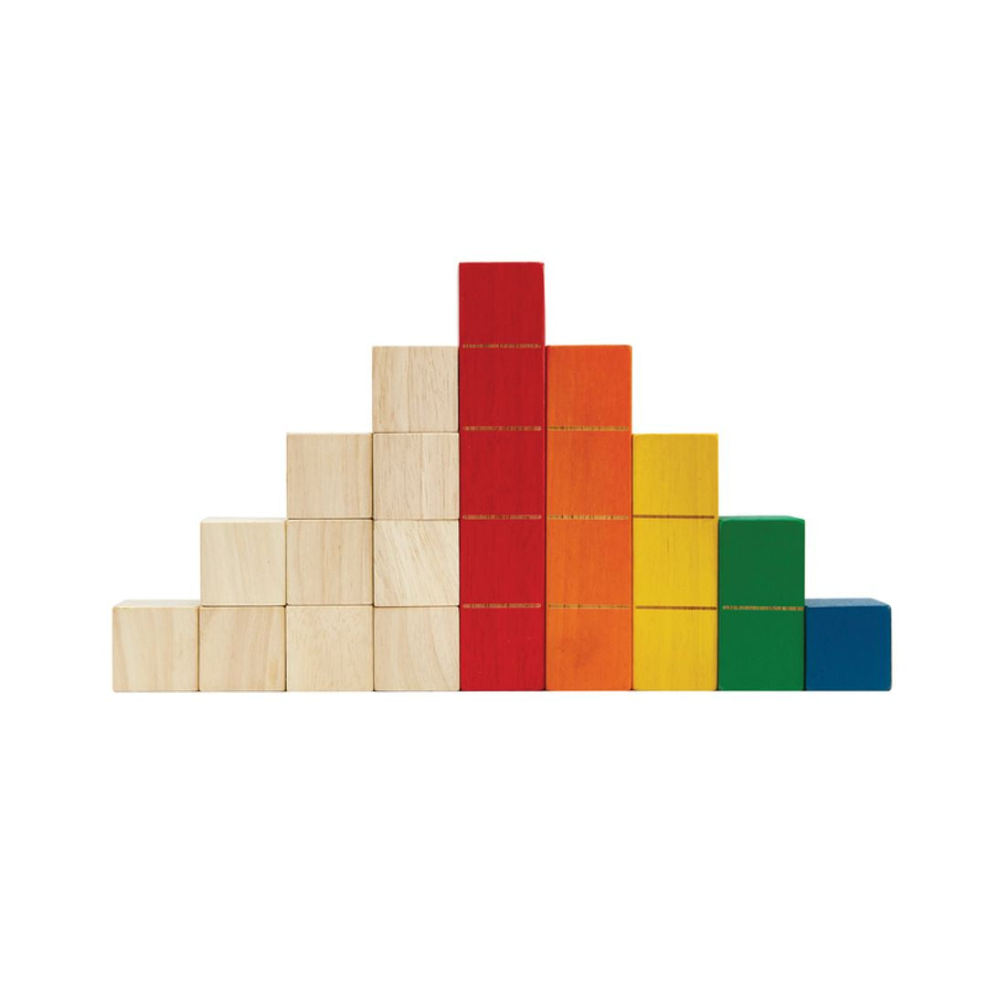 Plan Toys Colored Counting Blocks, Unit Plus