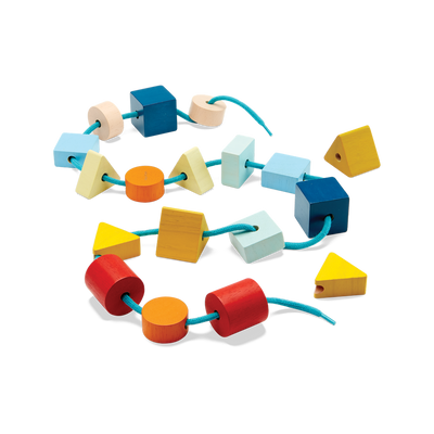 Plan Toys Geo Lacing Beads - Unit Plus