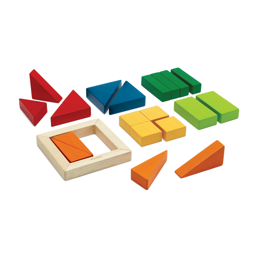Plan Toys Fraction Blocks - Unit Plus