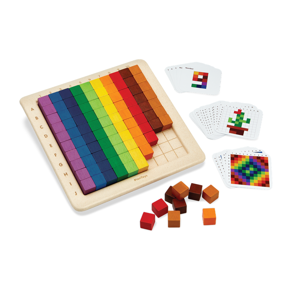 Plan Toys 100 Counting Cubes - Unit Plus