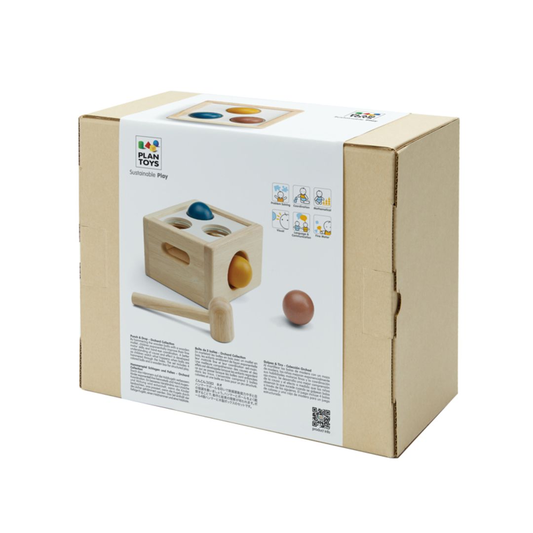 Plan Toys Punch &amp; Drop - Orchard