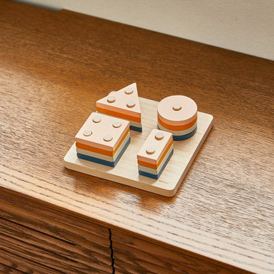 Plan Toys Geometric Sorting Board - Orchard
