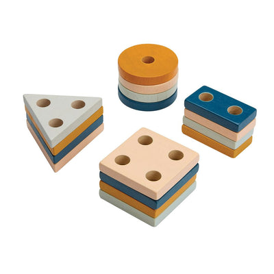Plan Toys Geometric Sorting Board - Orchard