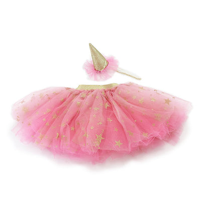 Tutu Skirt and Party Hat Dress up Set