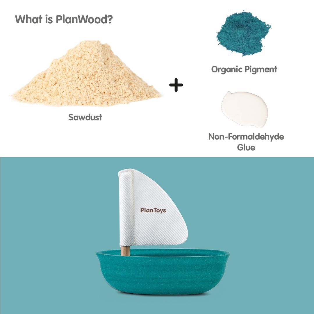 Plan Toys Sailing Boat - Polar Bear