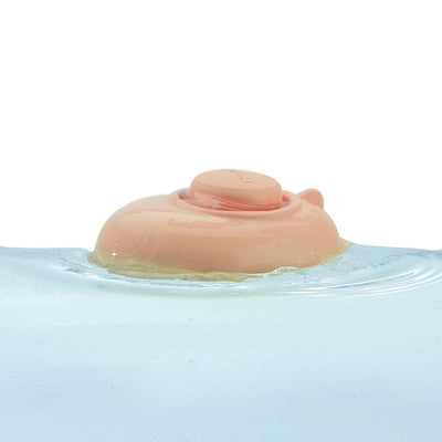 Plan Toys Rubber Convertible Boat - Pastel Orange