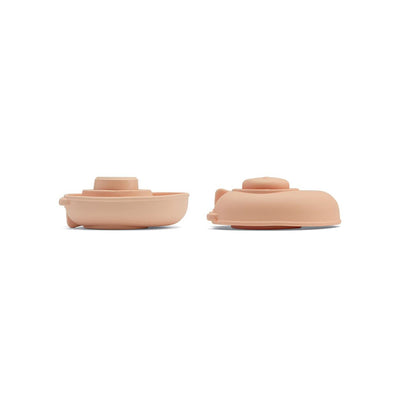 Plan Toys Rubber Convertible Boat - Pastel Orange