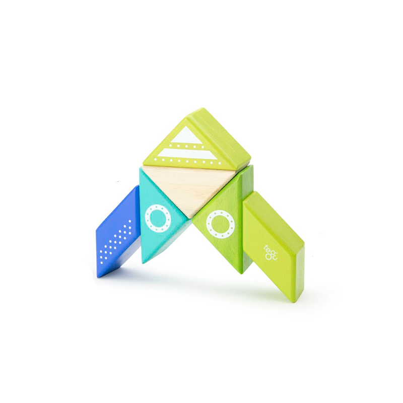Travel Pals - Spaceship <br>Magnetic Wooden Blocks <br>6 pieces