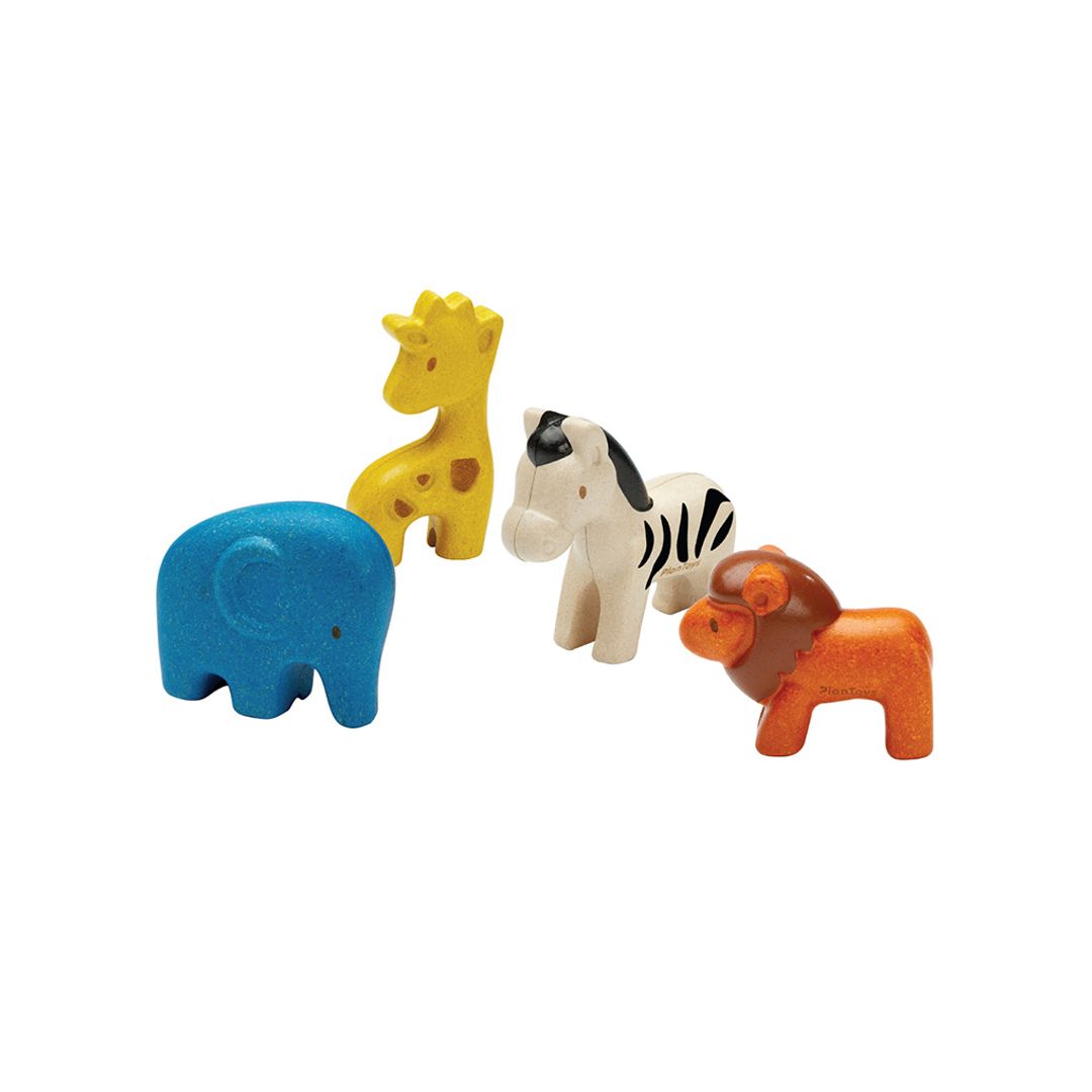 Plan Toys Wild Animals Set