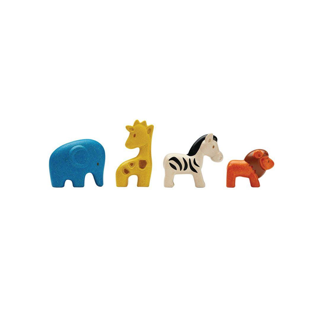 Plan Toys Wild Animals Set