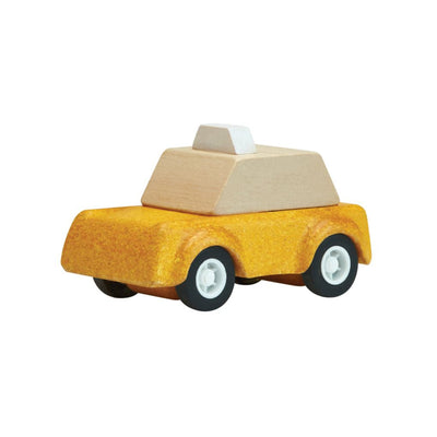 Plan Toys Yellow Taxicab