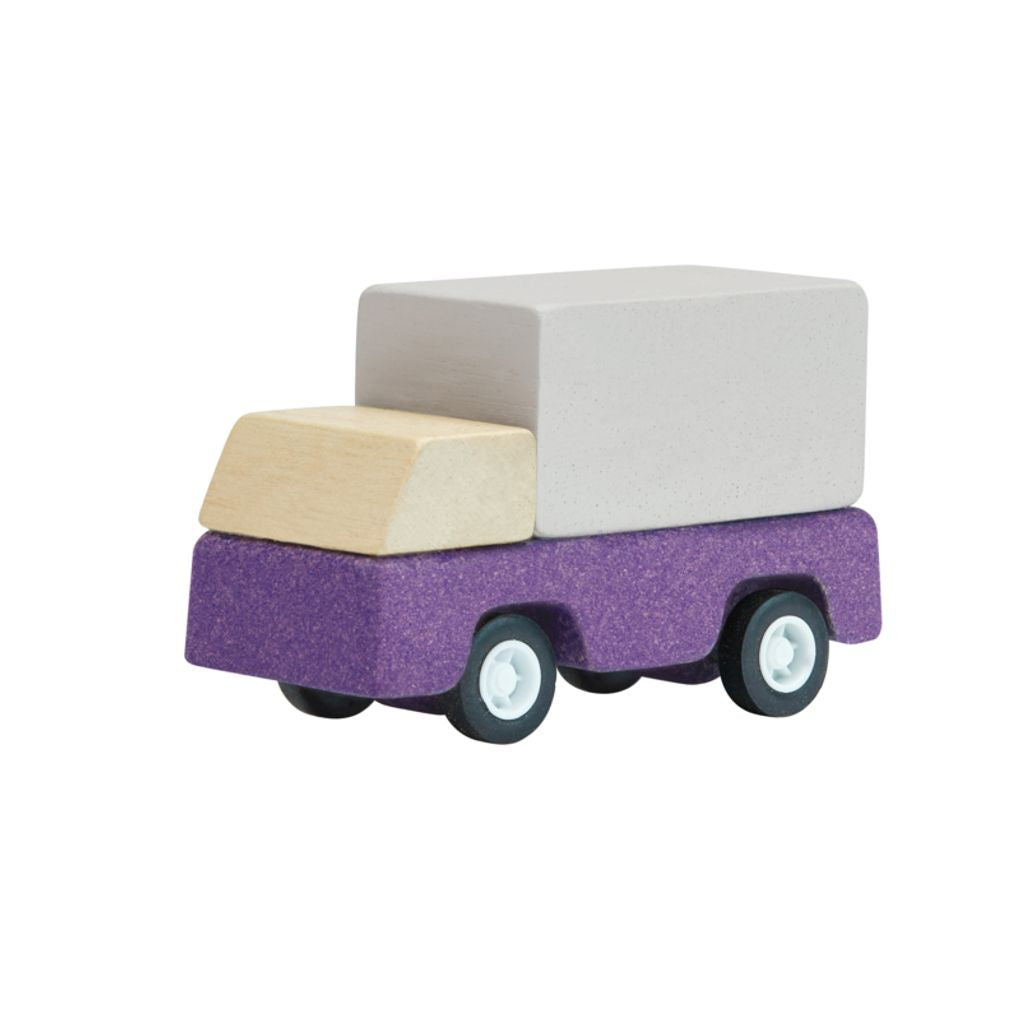 Plan Toys Purple Delivery Truck
