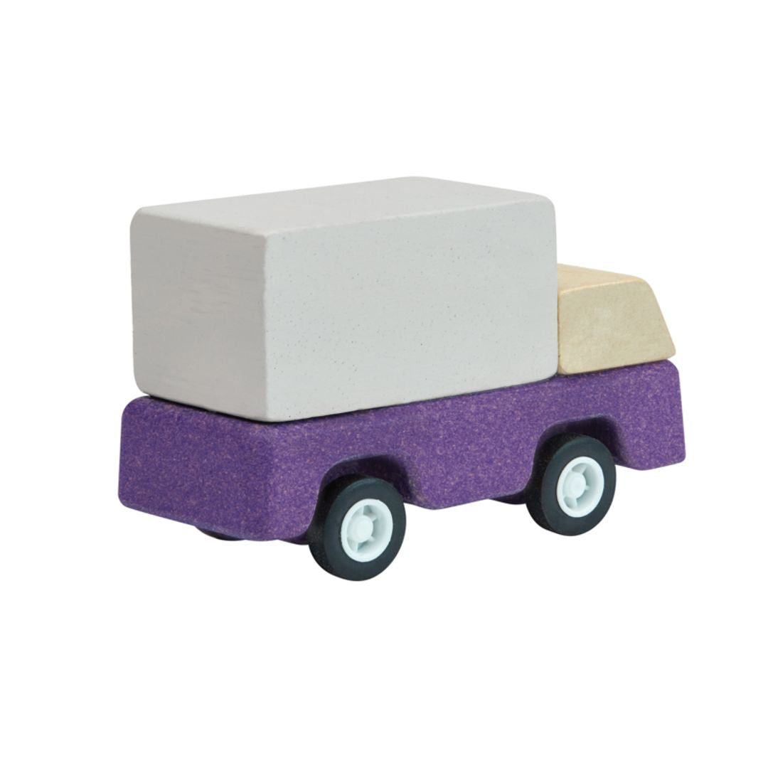 Plan Toys Purple Delivery Truck
