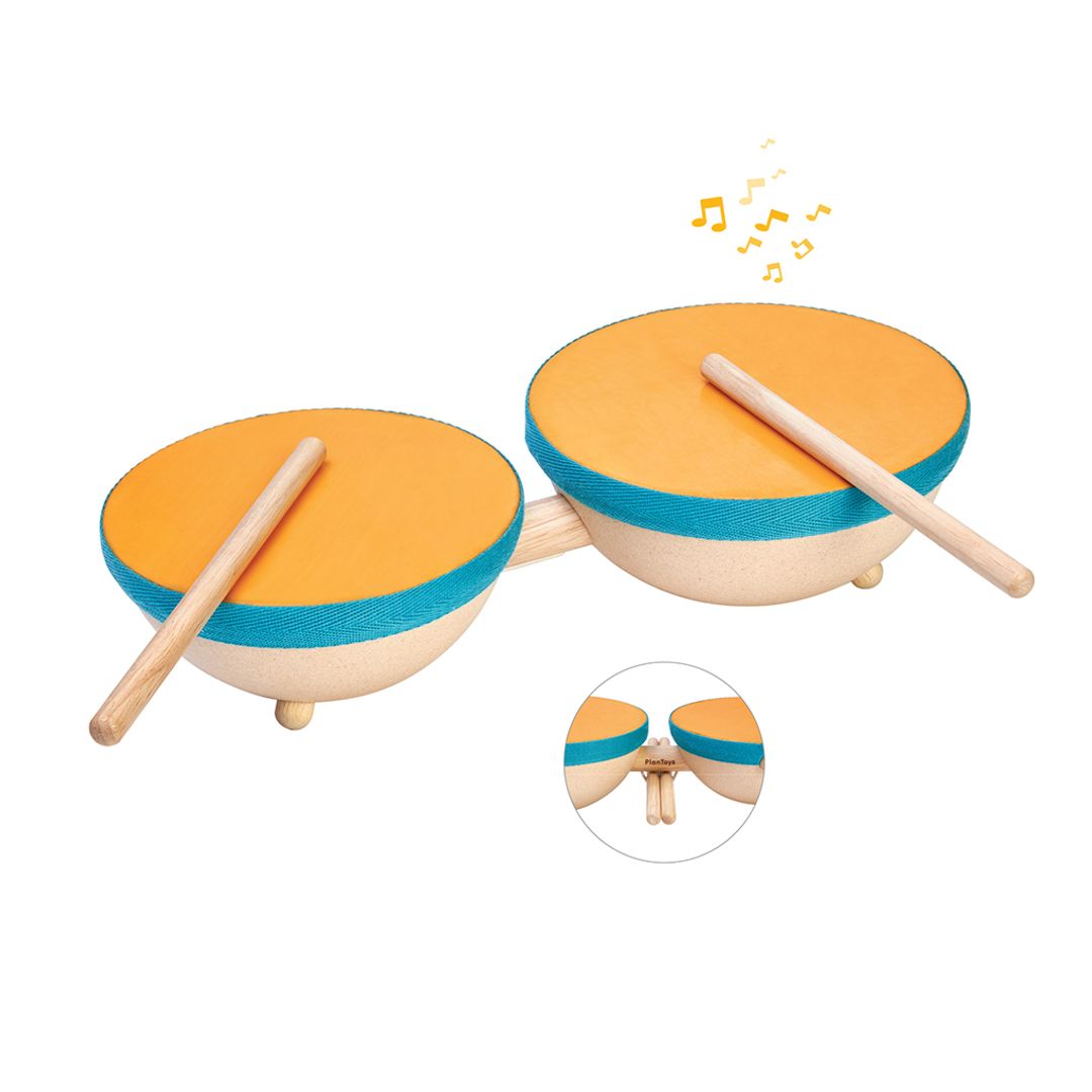 Plan Toys Double Drum