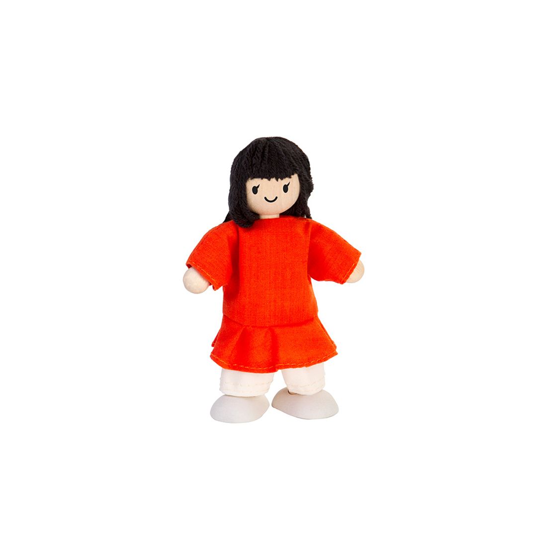 Plan Toys Girl Dollhouse Figure - Fair Skin Tone