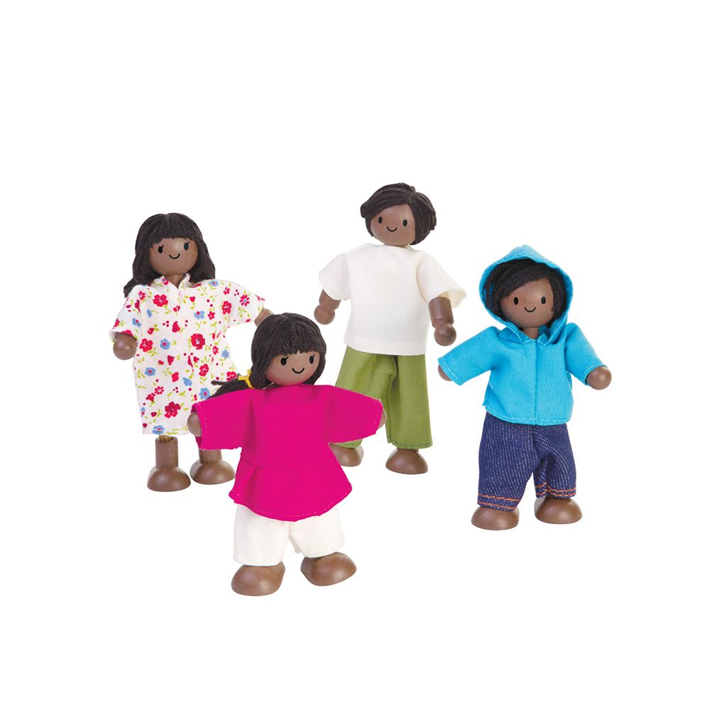 Plan Toys Doll Family - Dark Skin Tone