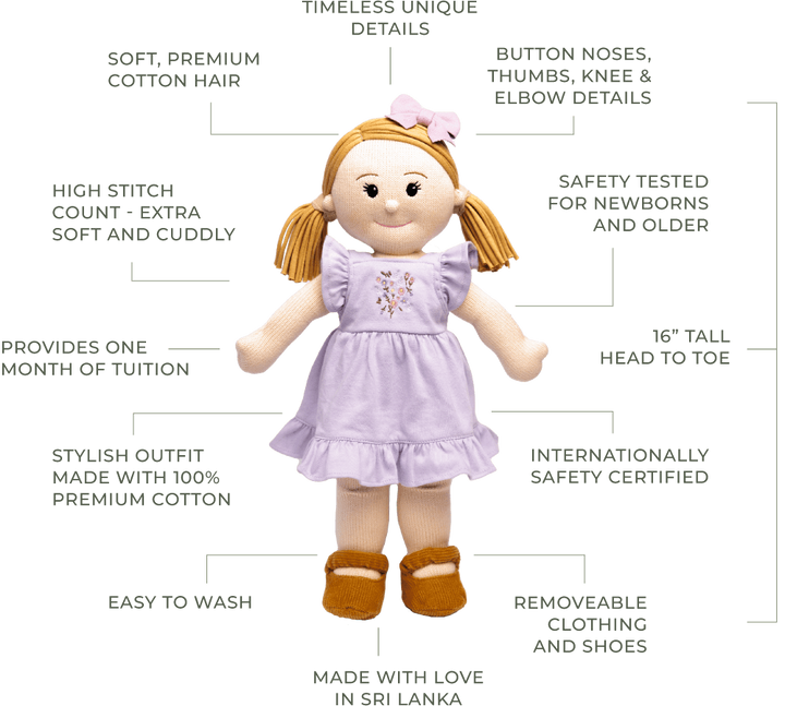 Poppie Clementine Doll, Amelia