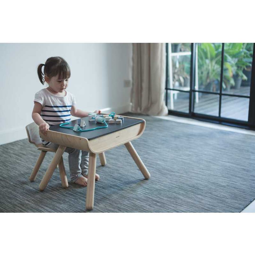 Plan Toys Table &amp; Chair, Black