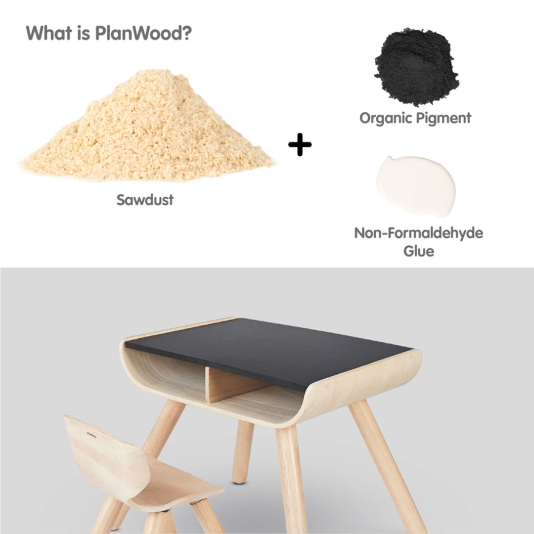 Plan Toys Table & Chair, Black