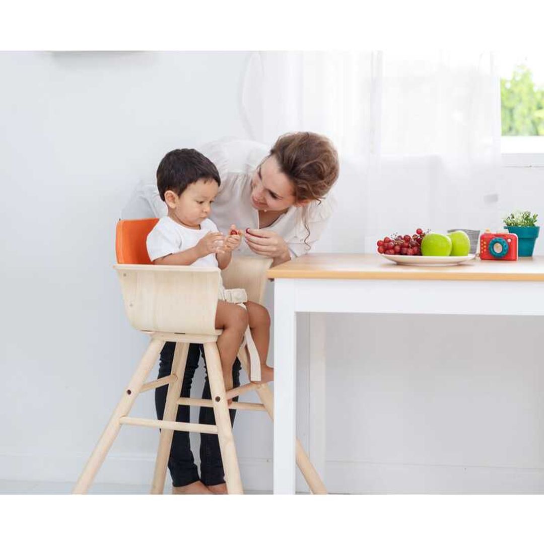 Plan Toys High Chair, Orange