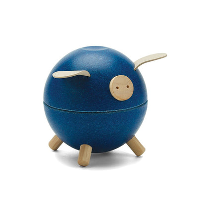 Plan Toys Piggy Bank Blue - Orchard