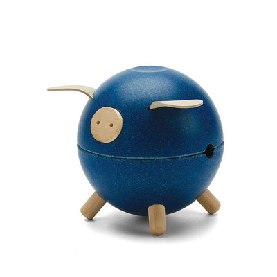 Plan Toys Piggy Bank Blue - Orchard