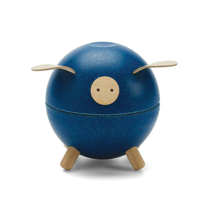Plan Toys Piggy Bank Blue - Orchard