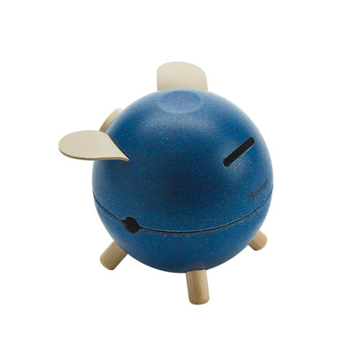 Plan Toys Piggy Bank Blue - Orchard