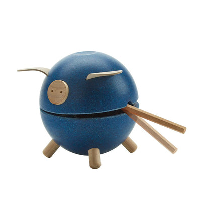 Plan Toys Piggy Bank Blue - Orchard