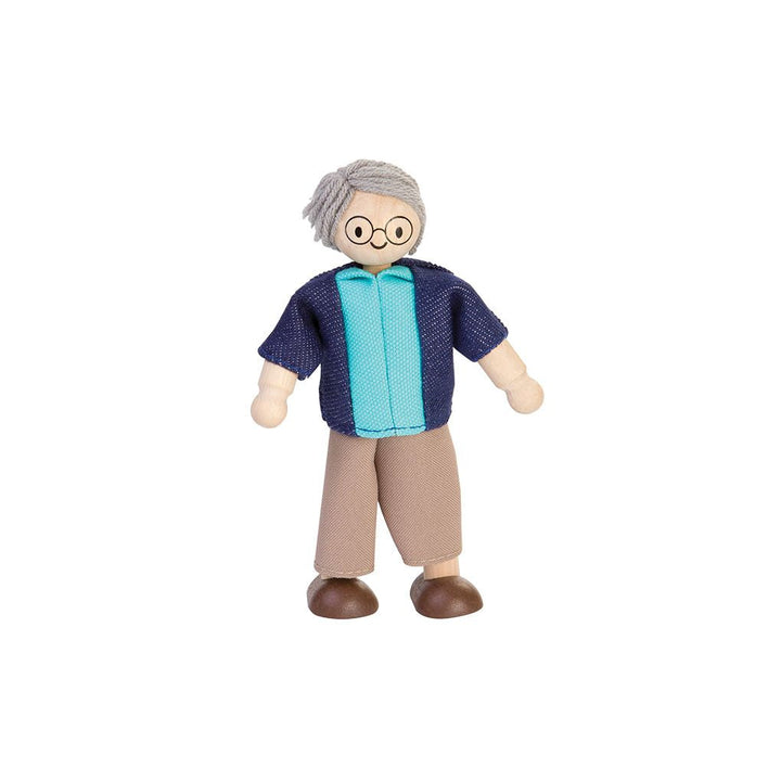 Plan Toys Grandfather Dollhouse Figure - Light Skin Tone