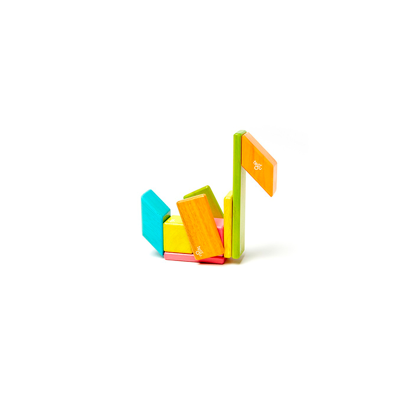14-Piece Set Magnetic Wooden Blocks Tegu Classics