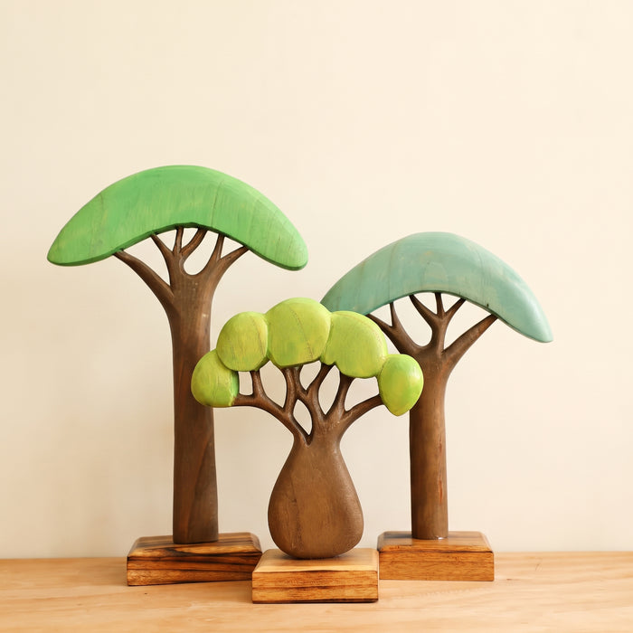 Papoose African Trees, Set of 3