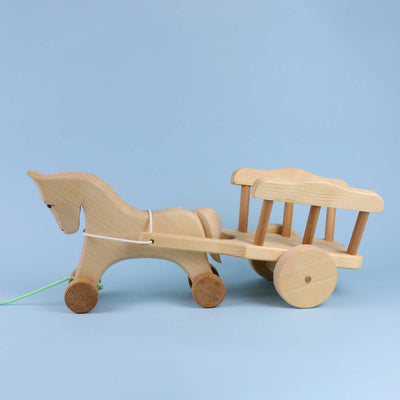 Sale Atelier des Peupliers Wooden Horse with Cart