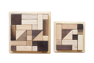 Eguchi Toys Tangram Puzzle Blocks, Mini