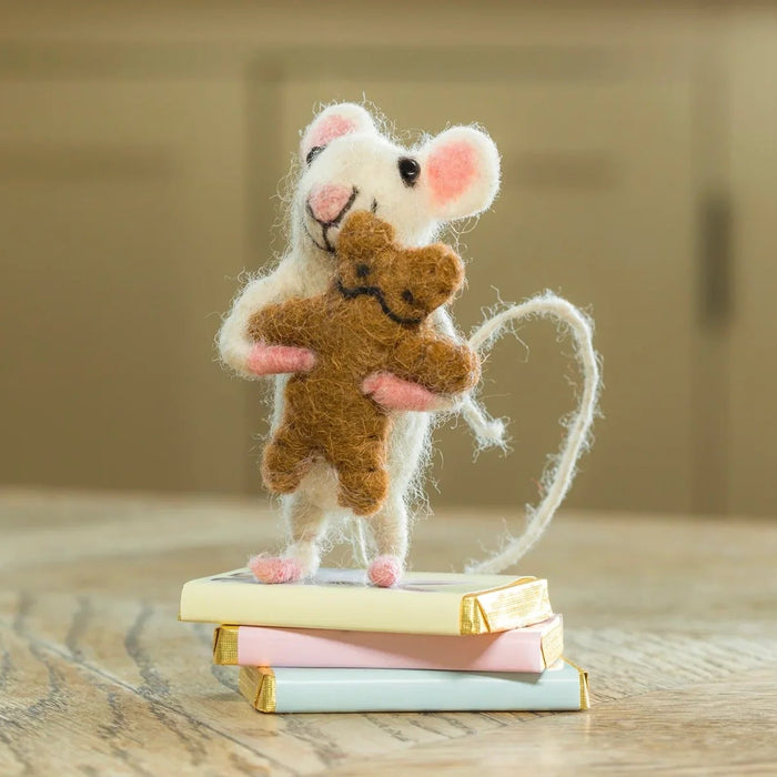 Baby Rabbit with Bear Mouse