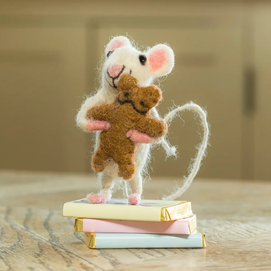 Baby Rabbit with Bear Mouse