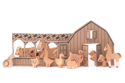 Bajo Wooden Animals Play Set, Farm