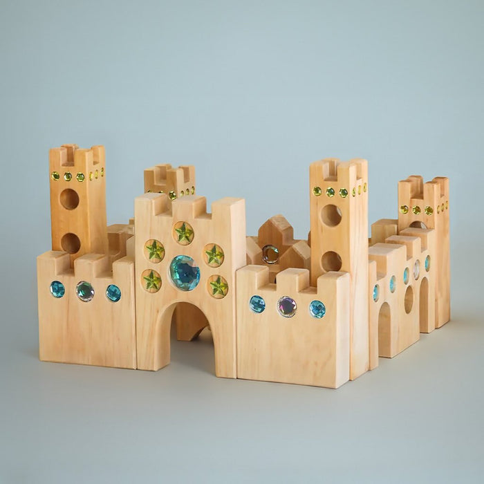 Bauspiel Large Fairytale Castle, 16-Piece Set