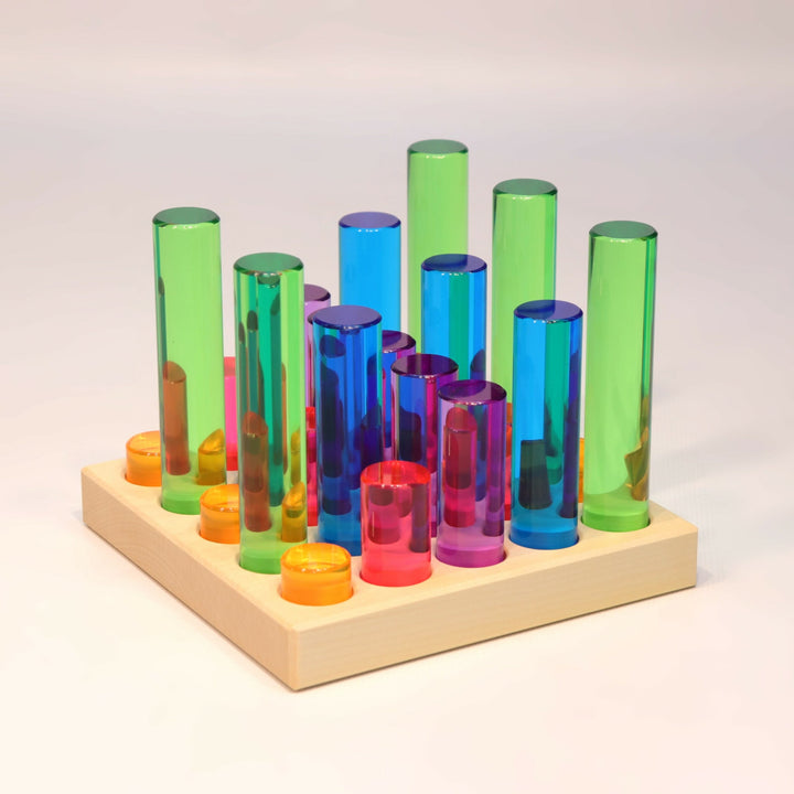 Bauspiel Lucent Pillars, 25-Piece Set