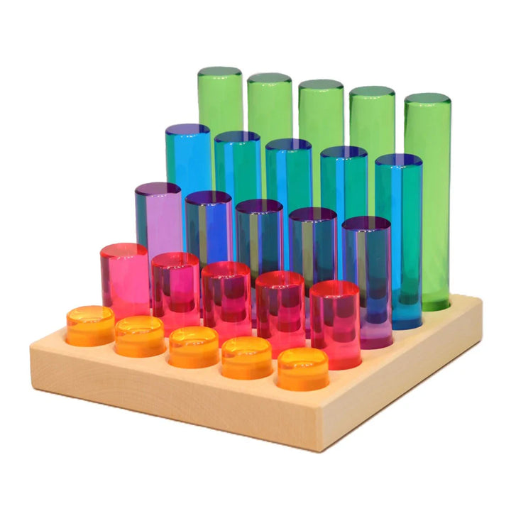 Bauspiel Lucent Pillars, 25-Piece Set