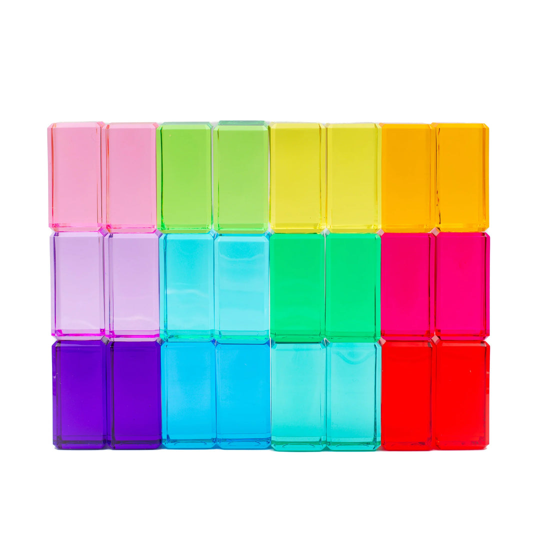 Bauspiel Luminous Blocks, 24-Piece Set