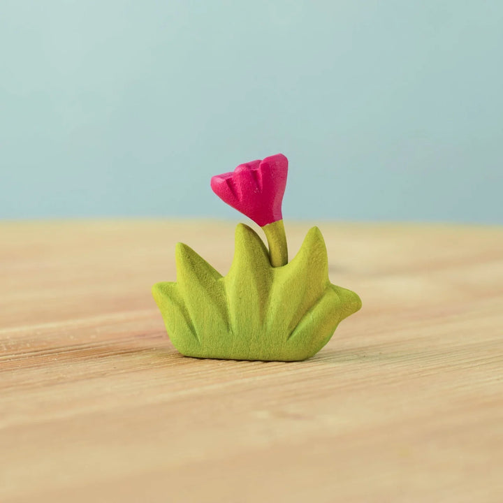 Bumbu Small Wooden Grass with Pink Flower