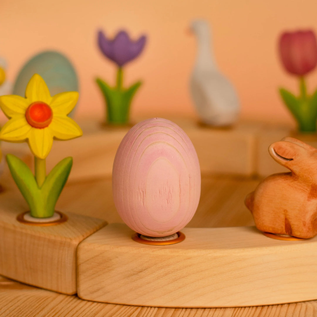 Bumbu Toys Wooden Easter Celebration Ring Set