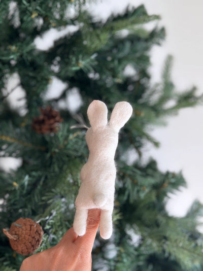 Felt Bunny Finger Puppet