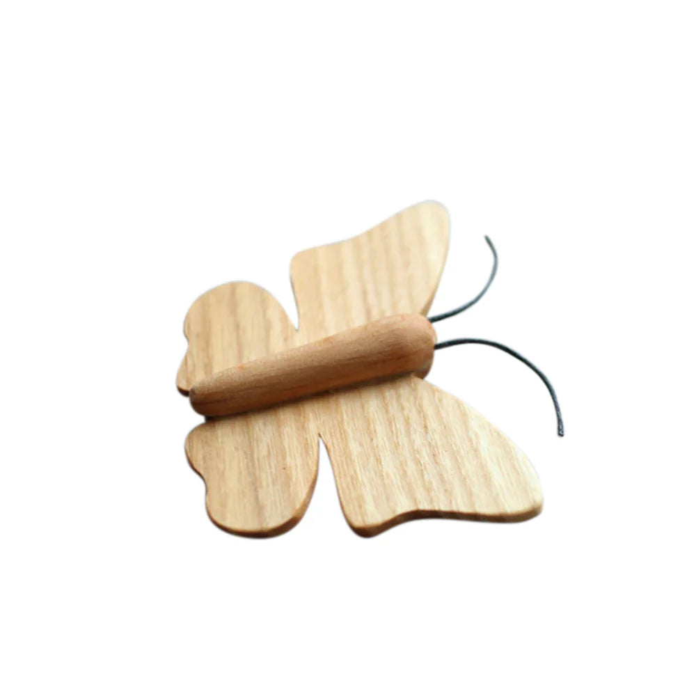 Wooden Butterfly, Natural