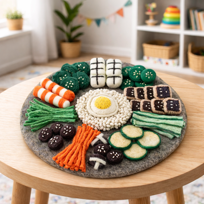 Korean Bibimbap, Set of 16 pieces