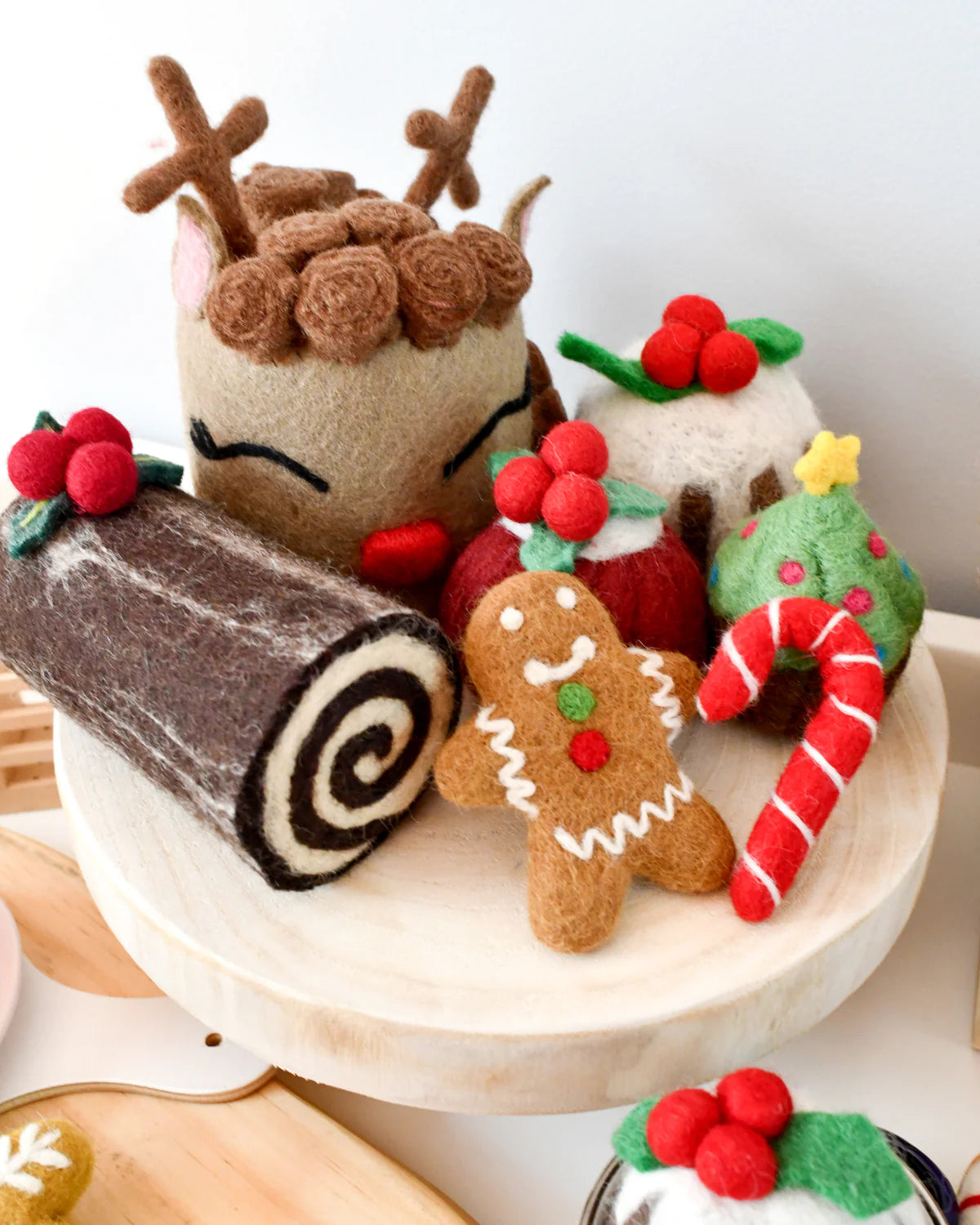 Felt Christmas Red Velvet Bundt Cake