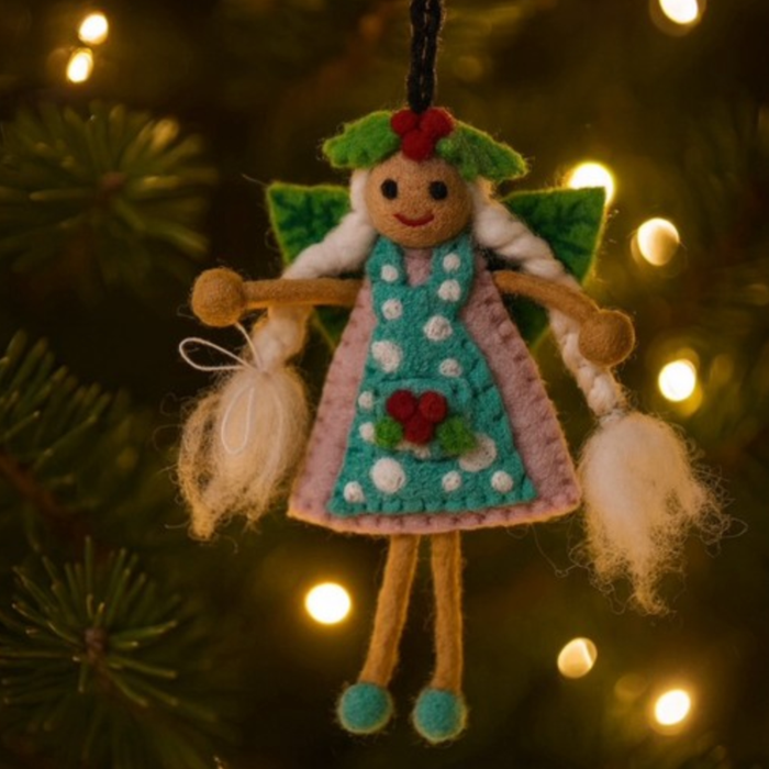 Felt Christmas Fairy