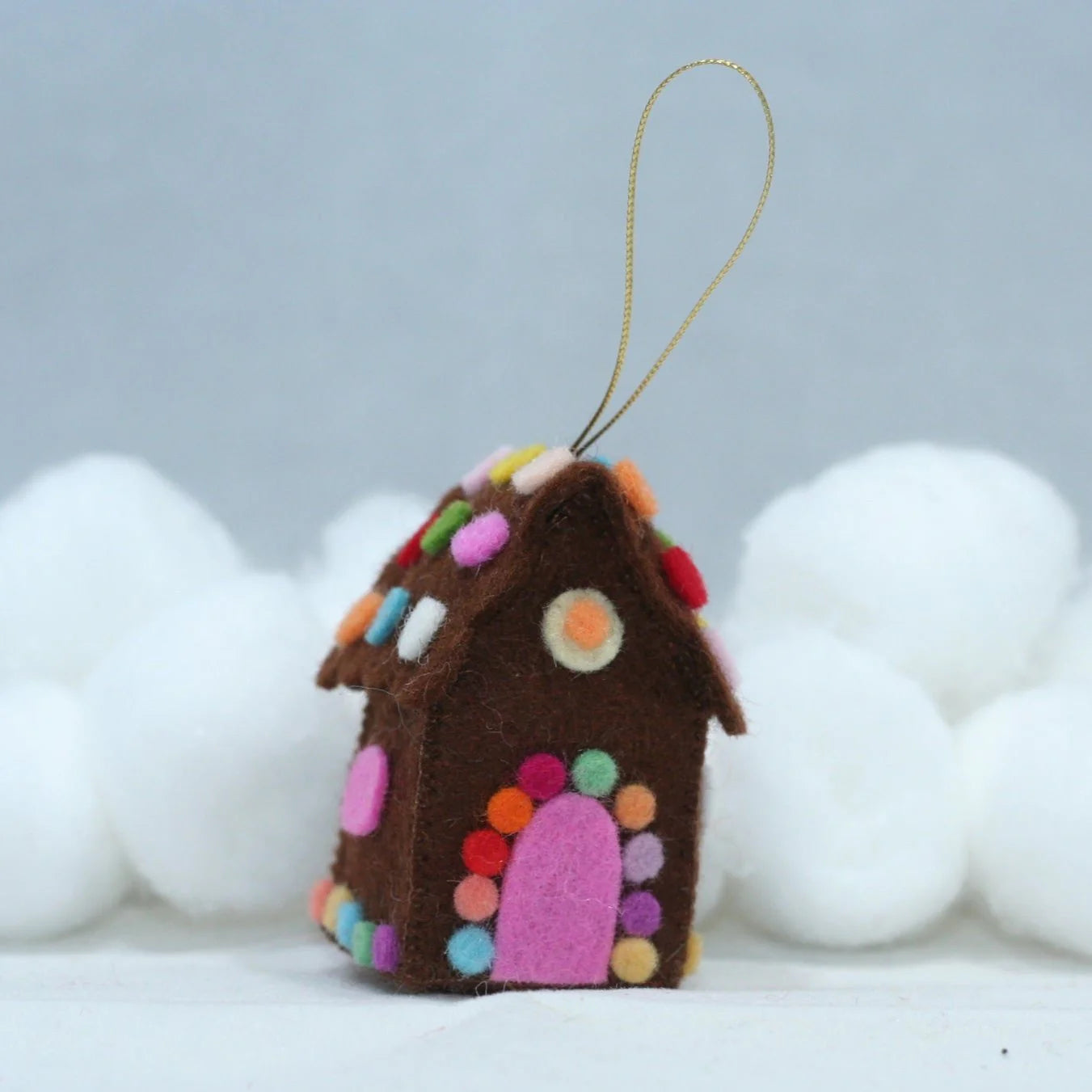 Christmas Gingerbread House, Dark Brown