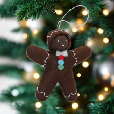 Christmas Gingerbread Man, Dark Brown